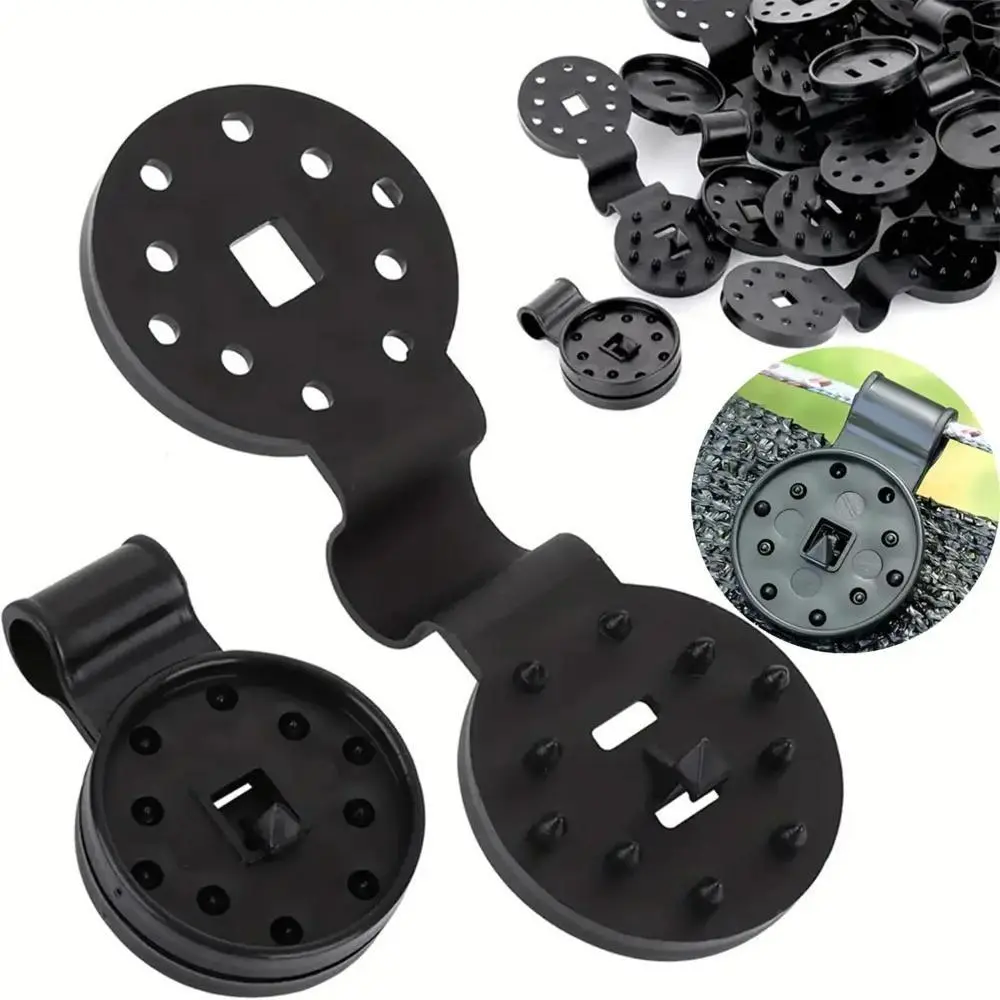 2026 New Model 50-Pack Black Universal Durable Outdoor Shade Net Clips - Heavy-Duty Locking Fasteners for Shade Sails, Garden Pergolas, Fences