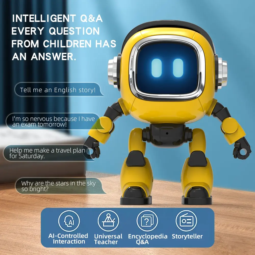 Ai Robot Toy, Emotional Companion Robot, Alzheimer's Gift, Educational Interactive Toy, Ai-Powered Smart Robot, Brain-Stimulating Toy