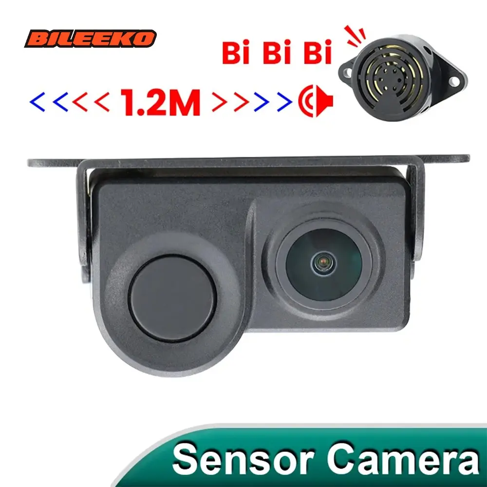 Car Parking Assistance Kit, Radar Camera Combo, Sound Alarm, Universal and User-Friendly, Ideal for Safe and Convenient Parking