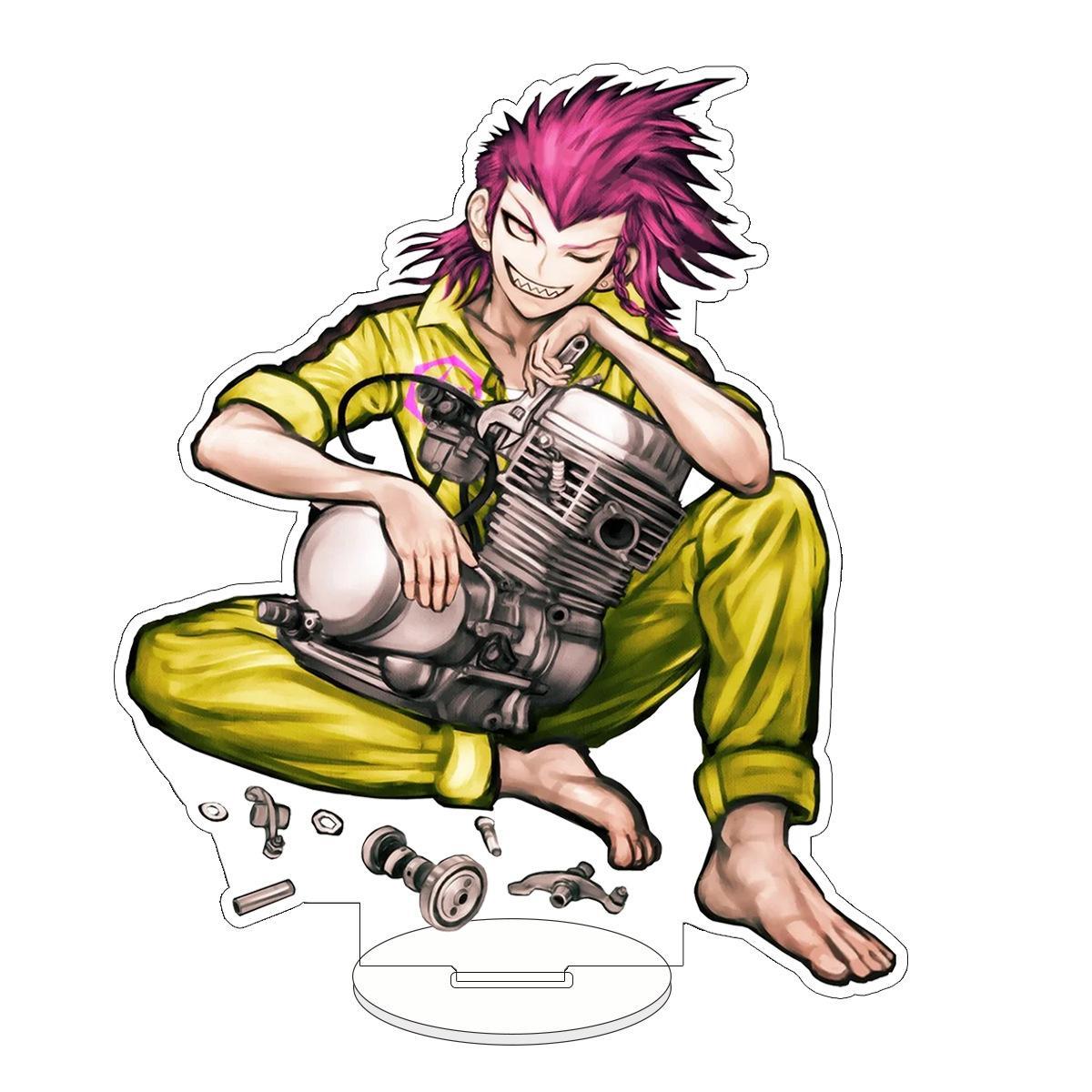 （Free shipping）Anime Game Danganronpa Figure Nagito Komaeda Kirigiri Kyouko Togami Byakuya Cosplay Acrylic Stand Model Prop Fans Birthday Gifts