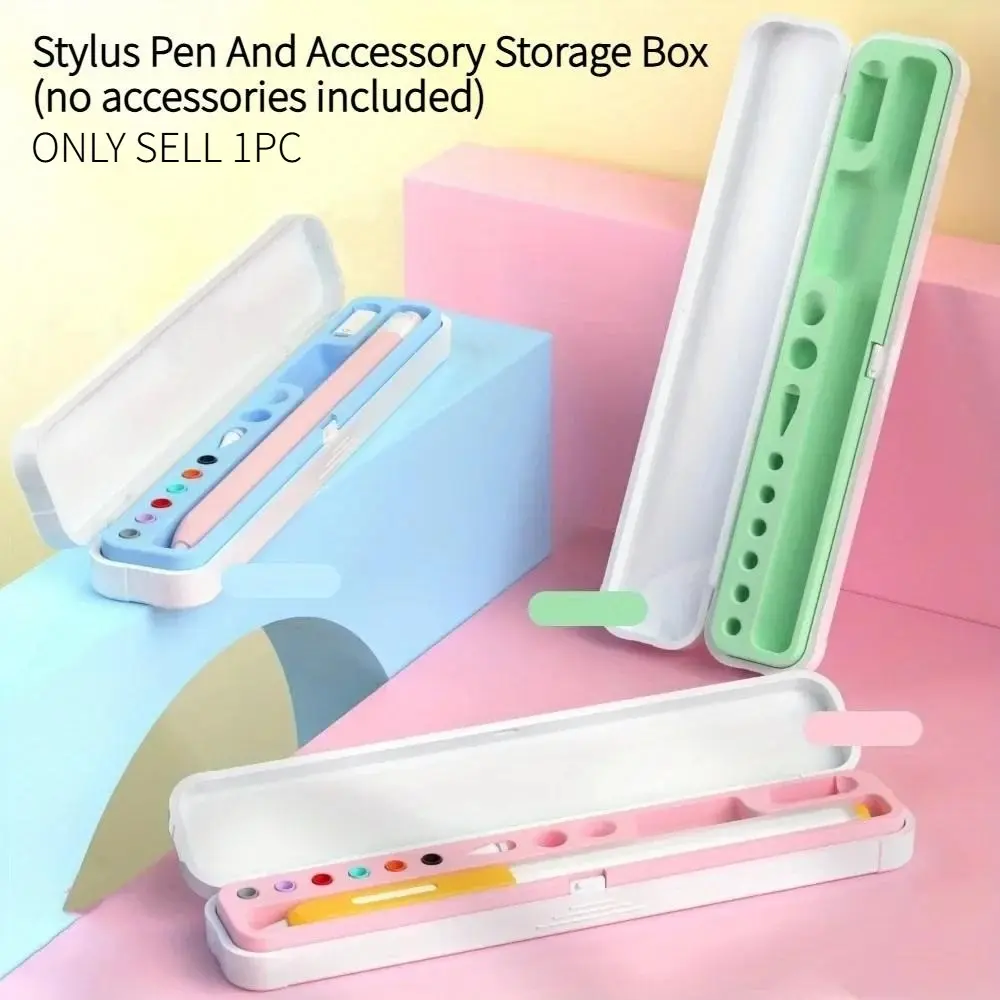 For Apple Pencil 2 1 Case Portable Storage Box Pouch Pen Holder Stylus Cover Accessories for Apple IPad Pencil 1st 2nd Gen Plastic Cases