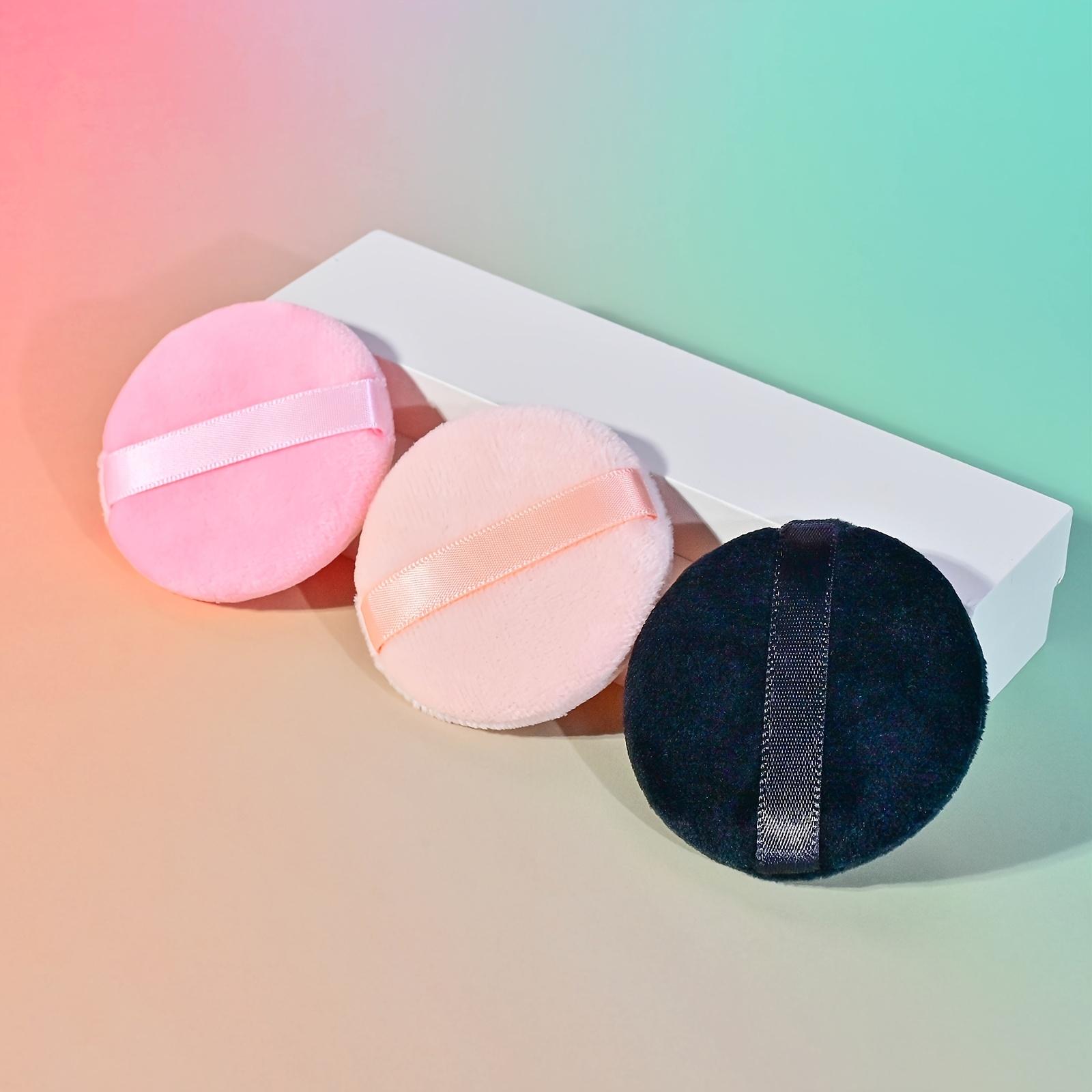 [3pcs Soft Powder Puff] 3pcs Super Soft Powder Puff for Face Powder |   Set Makeup, Dry Powder Puffs And Wet Powder Puffs, Suitable for Traveling, Beauty Tool with Strap