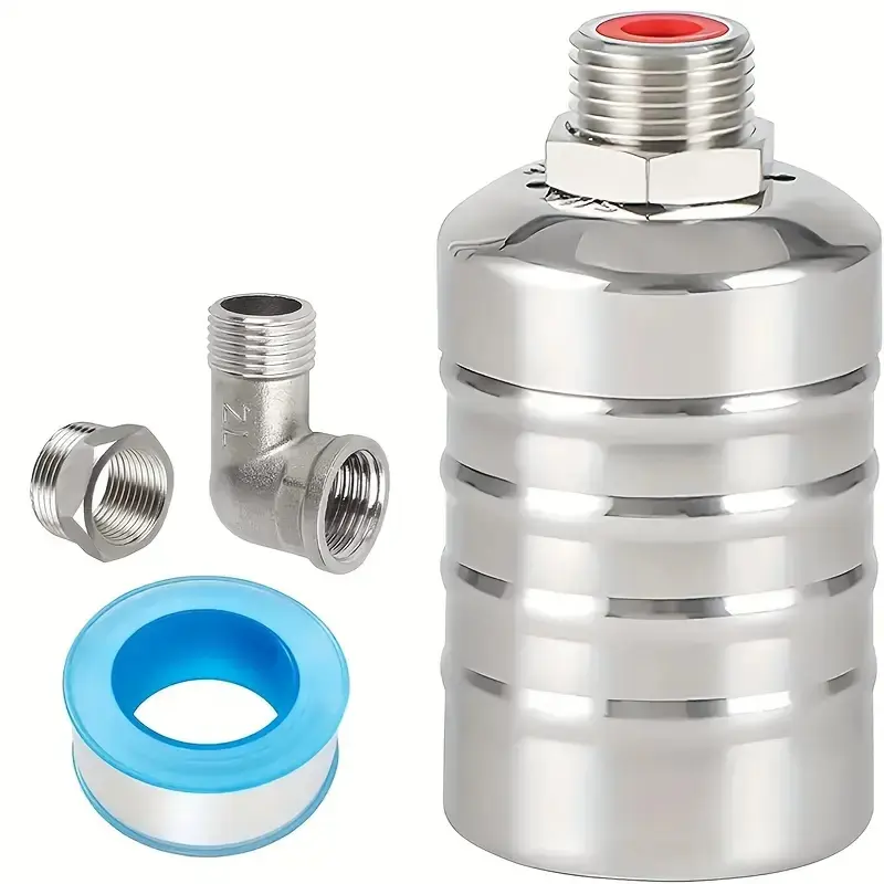 Set 304 Stainless Steel Automatic Water Level Control Float Valve to Auto Shut Off Valve for Water Livestock Christmas Hardware