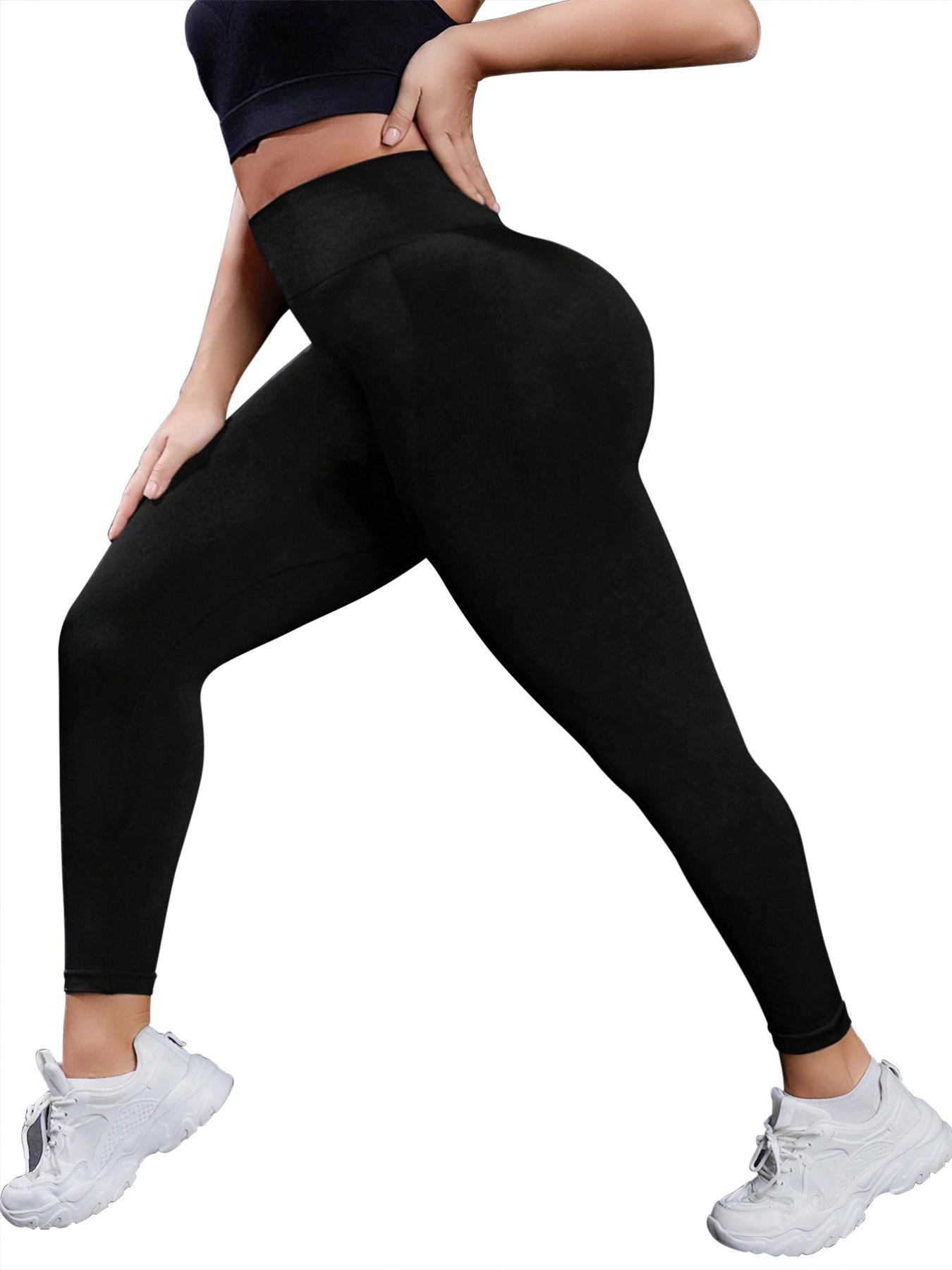 PLUS SIZE High Waist plus size leggings for curvy women, Oversize Stretchy Fitness Leggings, Quick-Dry Sportswear for All Seasons, black leggings for tummy control, crz yoga leggings, Yoga Bottoms, plus size pants for women