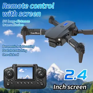 E88 Pro 4K Newly Upgraded Drone with Dual Cameras for HD Aerial Photography, Equipped with Screen, Foldable Quadcopter Remote Control Toy, Perfect Gift for Teenagers for Christmas, Back-to-School Season, and Birthdays