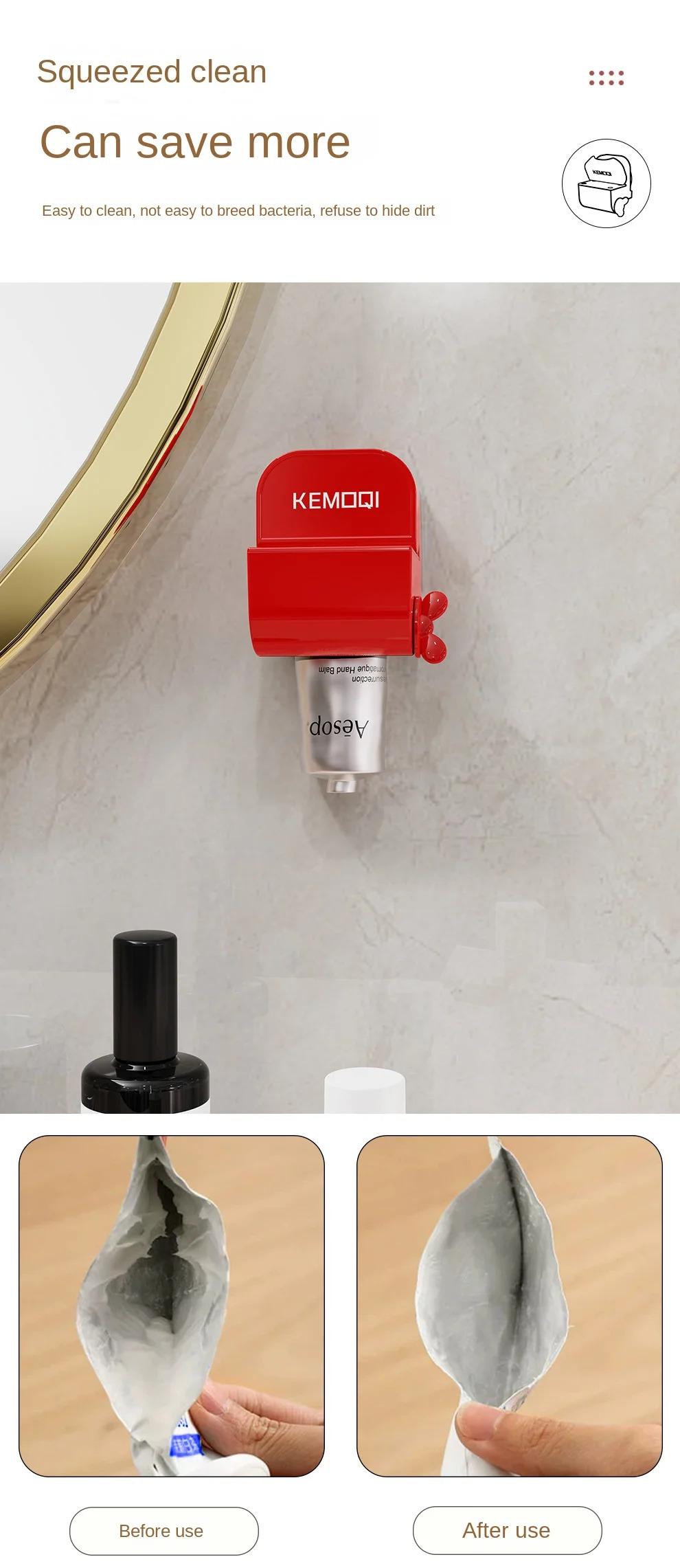 Rolling Tube Toothpaste Squeezer Toothpaste Seat Holder Stand Rotate Toothpaste Dispenser for Bathroom Gift Hand Plastic Aluminium Cream Tool Manual Toothpaste Wringer.