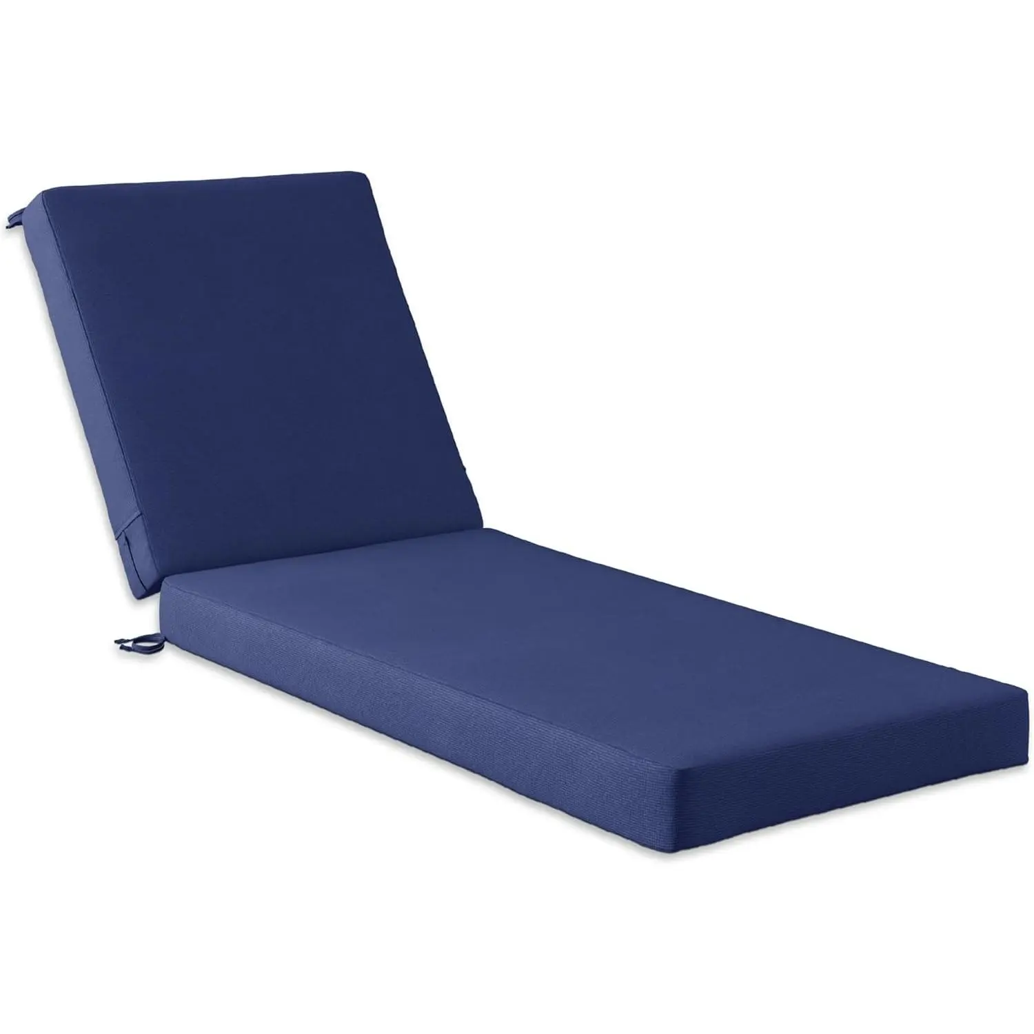 Outdoor Lounge Chair Cushion, Chaise Cushions for Patio Furniture, Double Waterproof Fabric for Pool Side and Yard, 72 x 22.5 x 3.5 Inch, 1-Pack, Midnight Blue