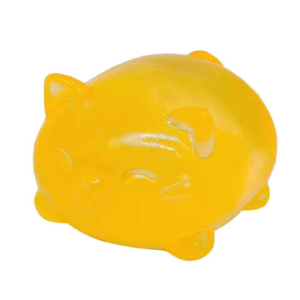 Mini Cute Cat Maltose Decompression Toy Non Stick Odorless Non-toxic Fun Toy Pressure Relief Tool For Adults and Students