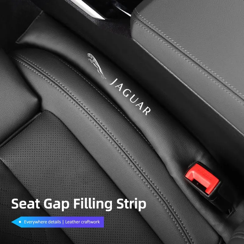 Car Seat Gap Filler Side Seam Plug Strip Leak-proof Filling Strip For Jaguar F-Pace F-Type XF XJ XE I-Pace E-Pace XEL XFL S-Type XFR XKR X-Type