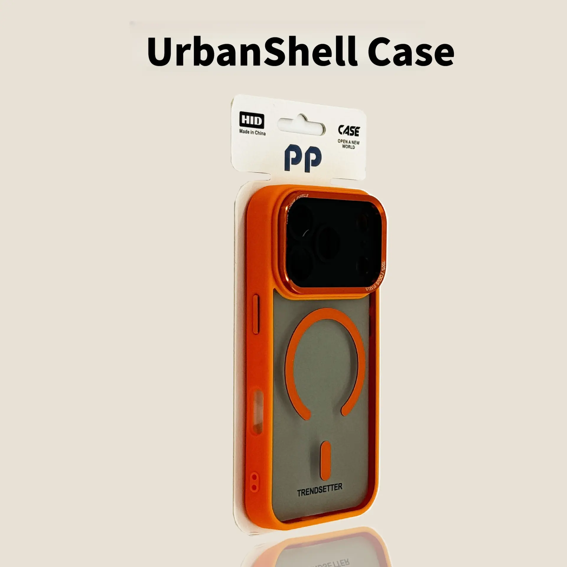 Transparent Shockproof PC Plastic Magnetic Phone Case for IP17 Pro Max, Eagle-Eye Lens Protector for IP16