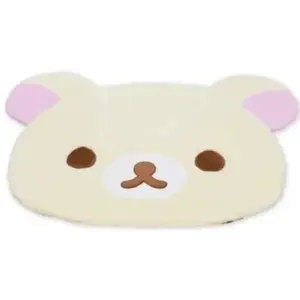 Kuna Bear Rilakkuma Relaxed Bear Cartoon Plush Floor Mat, Soft Korea-Style Carpet, Rugs for Bedroom, Cute Home Bedside Decor (Toys & Hobbies Classic Novelty Item)