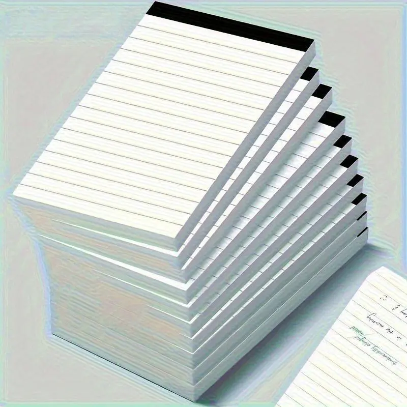 5pcs All-multipurpose Note Pads, Lined Notes Memo Pads, Writing Pads, 3 X 5 Inch Lined Writing Note Pads, 30 Sheets Each, Perfect for School, Office, Stationery, School Supplies, Back to School, Libretas, Notebooks for School, Aesthetic School Supplies