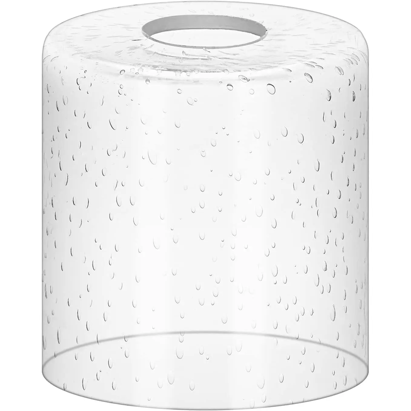 1 Pack Cylinder Seed Glass Shade, Replacement Glass Lamp Shade for Pendant Light Floor Lamp Desk Lamp Wall Sconces and Bathroom Light Fixtures