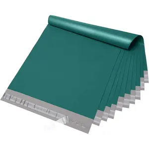 Fuxury Poly Mailers 12x15.5 Inch 50 Pcs, Waterproof Shipping Bags for Clothing, Strong Adhesive Shipping Mailing Envelopes for Business, Self Seal Mailers Poly Bags,Forest Green