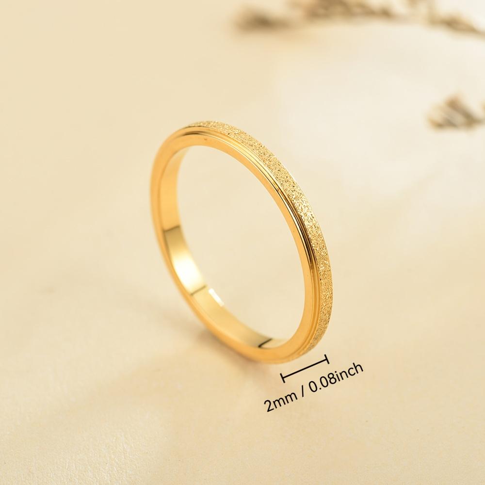 3PC Stacking Women's Rings, Elegant Minimalist Band Rings for Gifting, Weddings & Daily, Durable & Tarnish-Free,Mother's Day Valentine's Day