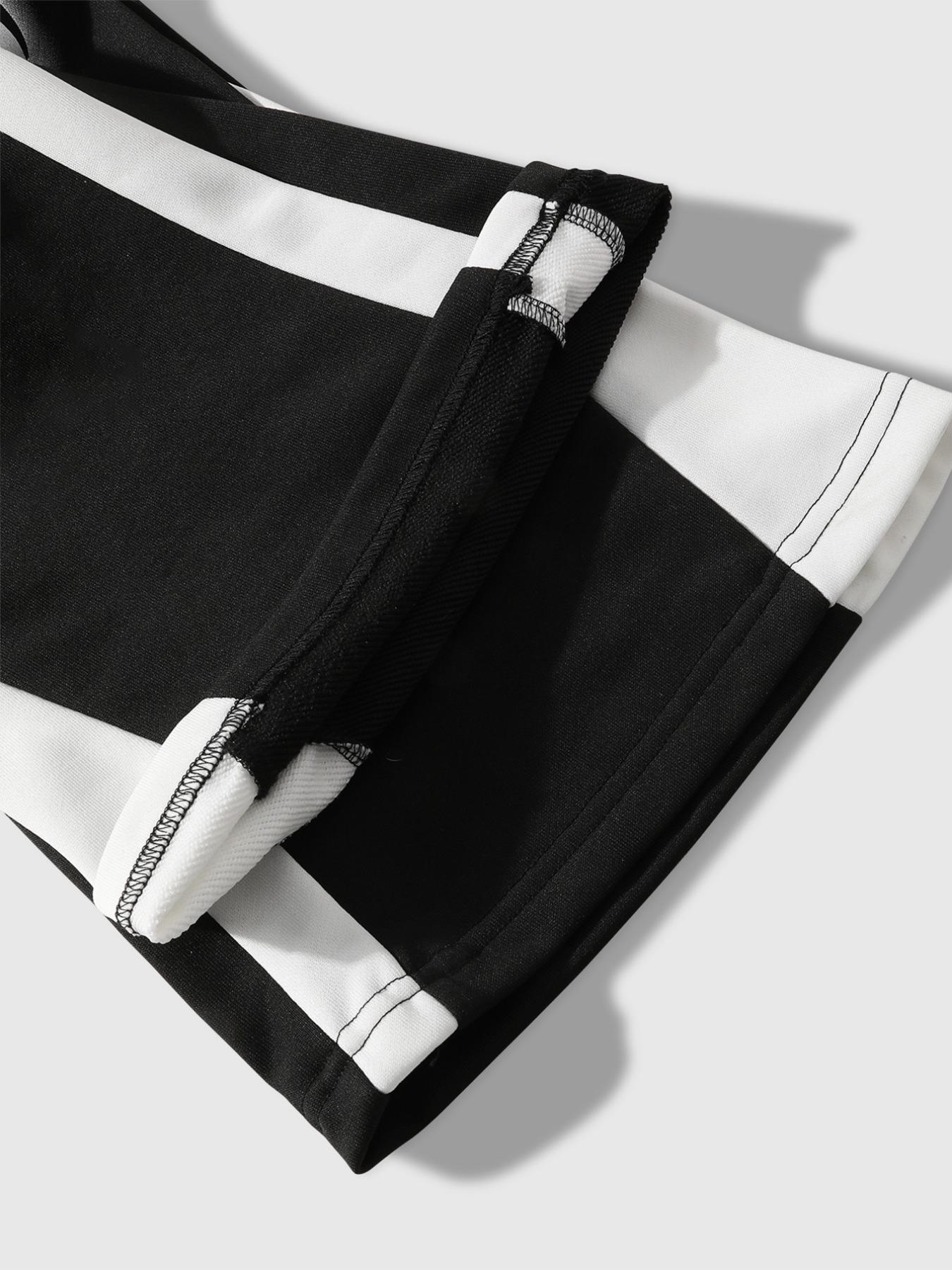 Men's Letter & Star Print Tee & Flare Leg Pants Two-Piece Set for Daily Wear, Men's Outfits for All Seasons