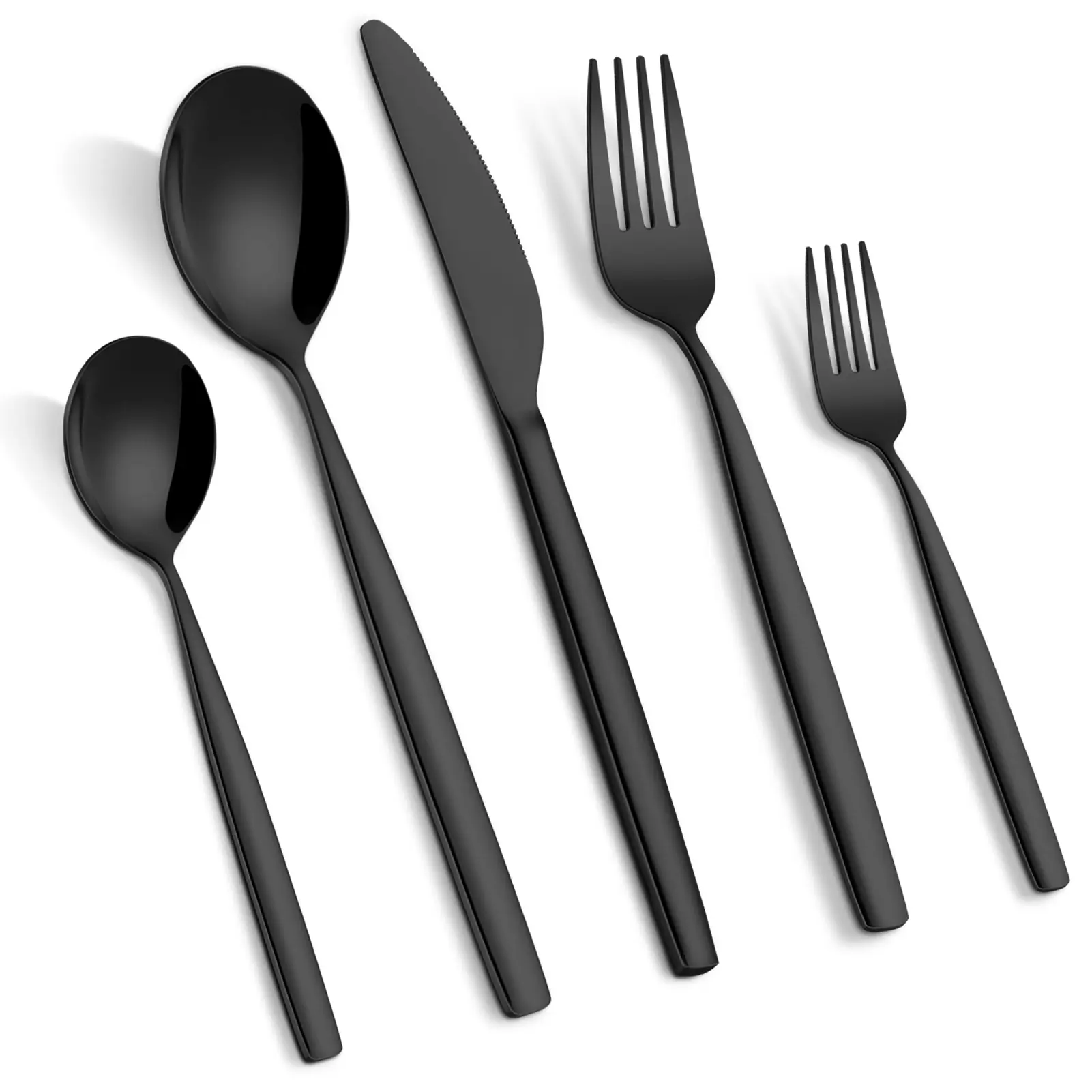 30 Piece Stainless Steel Silverware Set for 6, Mirror Polished Flatware Cutlery Set with Dinner Knife Fork Spoon, Dishwasher Safe, Rustproof Kitchen Utensils for Home Dining