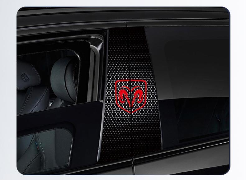 Car Middle Column Creative Sticker For Dodge Durango Charger Ram 1500 Nitro Scratch Protection Decorative Paster Car Supplies