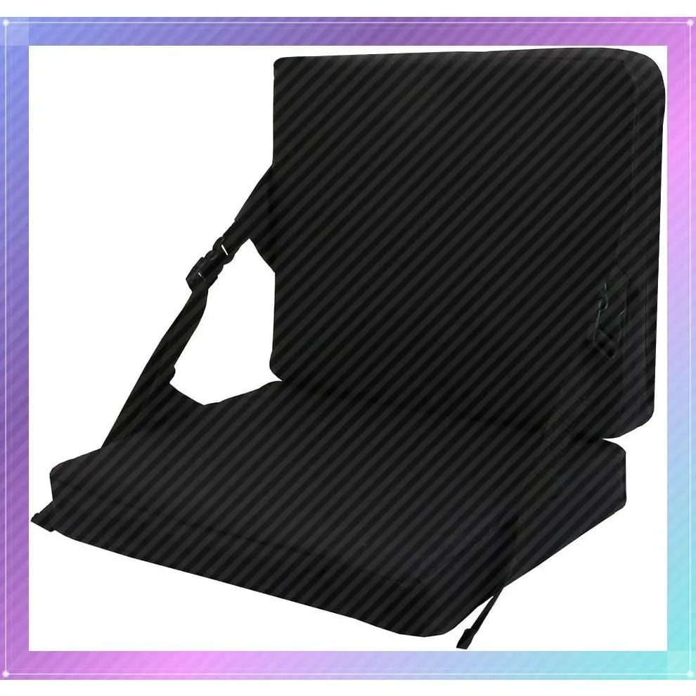 Indoor & Outdoor Folding Chair Cushion Without Back Support, Foldable Portable Stadium Seat,Chair Cushion for Sports Events, Outing, Travelling，Hiking, FishingGift
