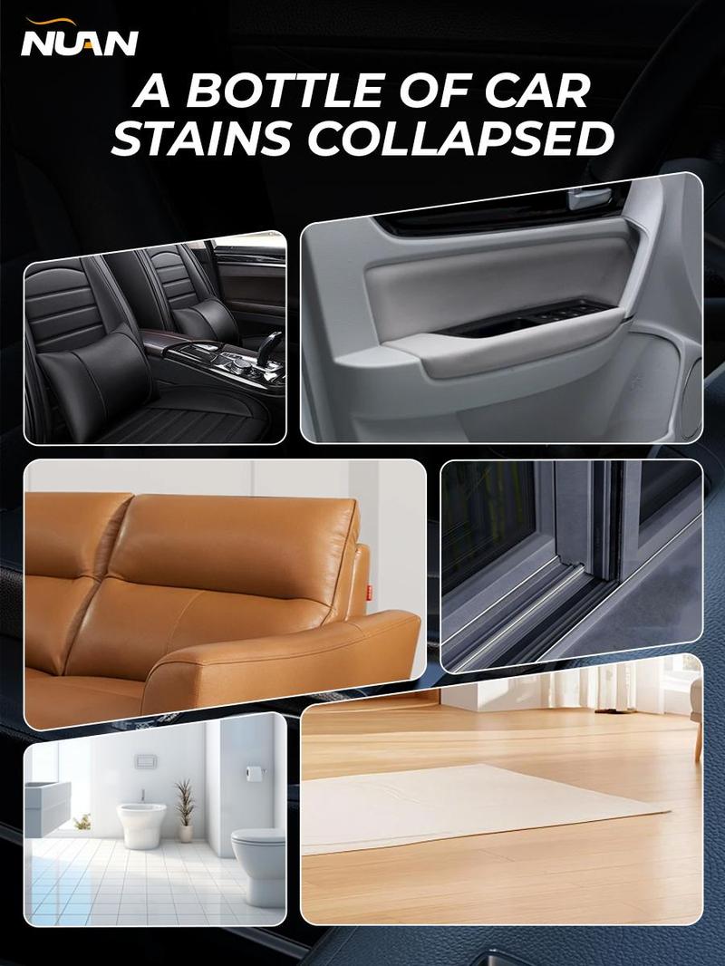 【Festive Offer】NUAN-New Year Hot Stock-Up! Powerful Cleaning & Maintenance Foam for Car Interiors, Fully Compatible with All Materials, One-Step Stain Removal & Protection!