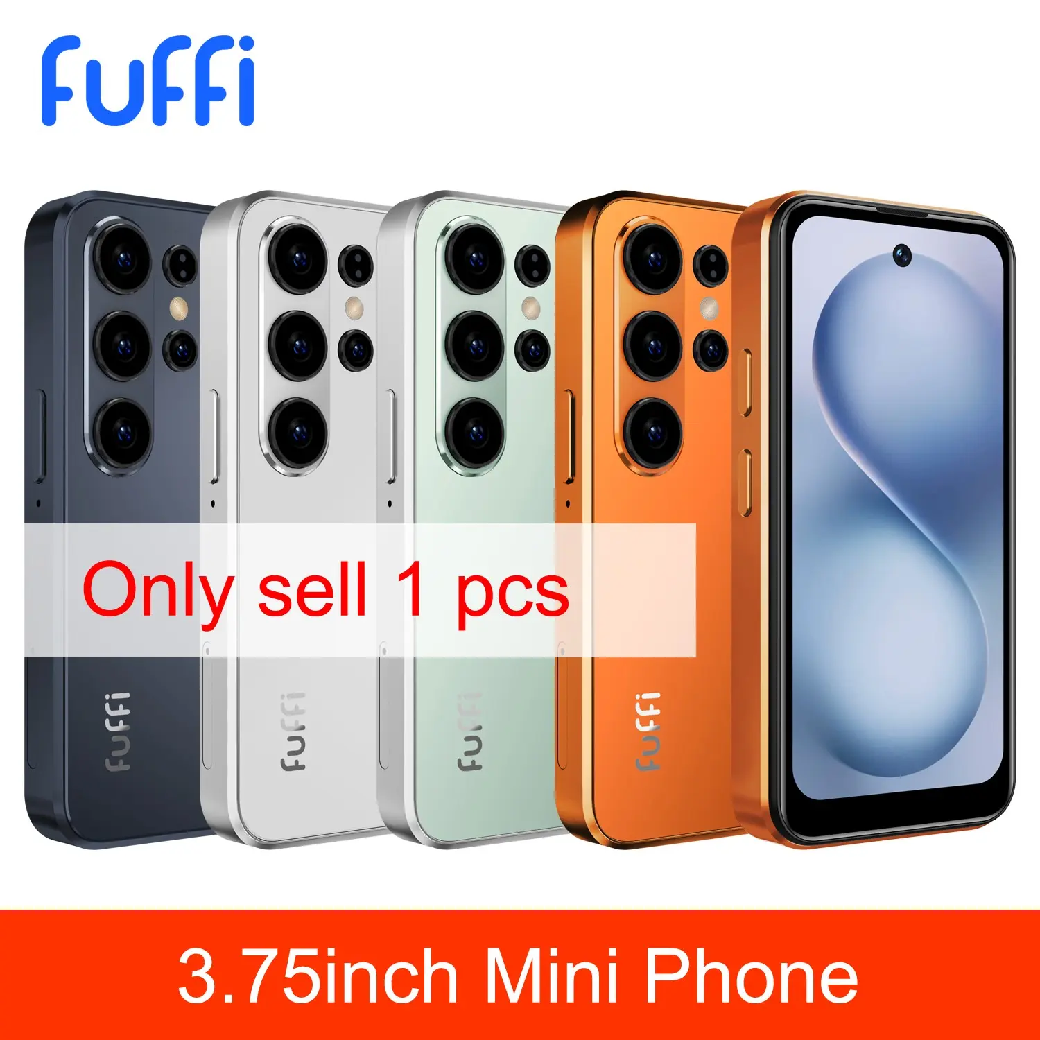 Fuffi Smartphone 3.75 Inches, 2+16GB Memory, 2+2mp Camera, Dual Sim, 3g Network, 1500mah Battery, Android, GPS Navigation