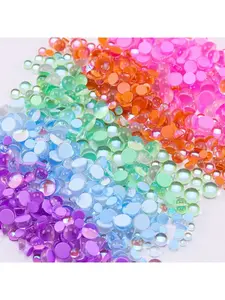 11colors SS6-20 mix1440pcs Mermaid tear cat eye beads Nail art Rhinestone 3D Glass Nail Art Decorations Garment Mix Rhinestone
