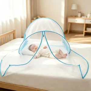Portable Mosquito Net Bed Cover, Easy Install, Hand Washable, Travel & Home Use, Lightweight Design, Protective Mesh, No Assembly Needed
