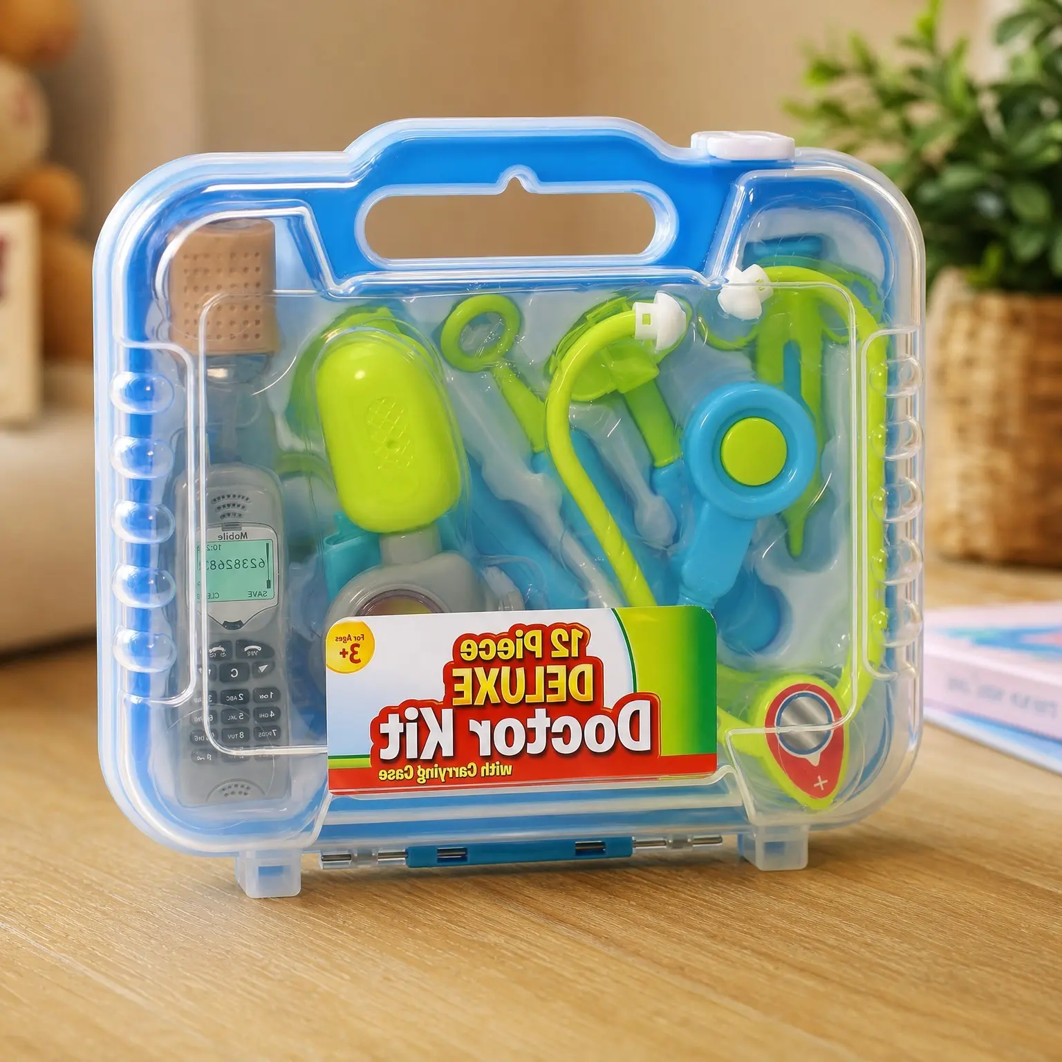 Kids Doctor Kit with Electronic Stethoscope & Sounds - Pretend Play Doctor Set for Toddlers - Realistic Children's Medical PlaysetGift