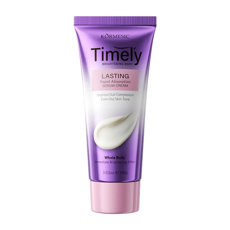 Long Lasting Brightening Body Serum Cream Light Texture Rapid Absorb Non Greasy Soft Smoothing Body Lotion Improve Dull Skin Even Out Complexion Full Body Moisturizing Cream