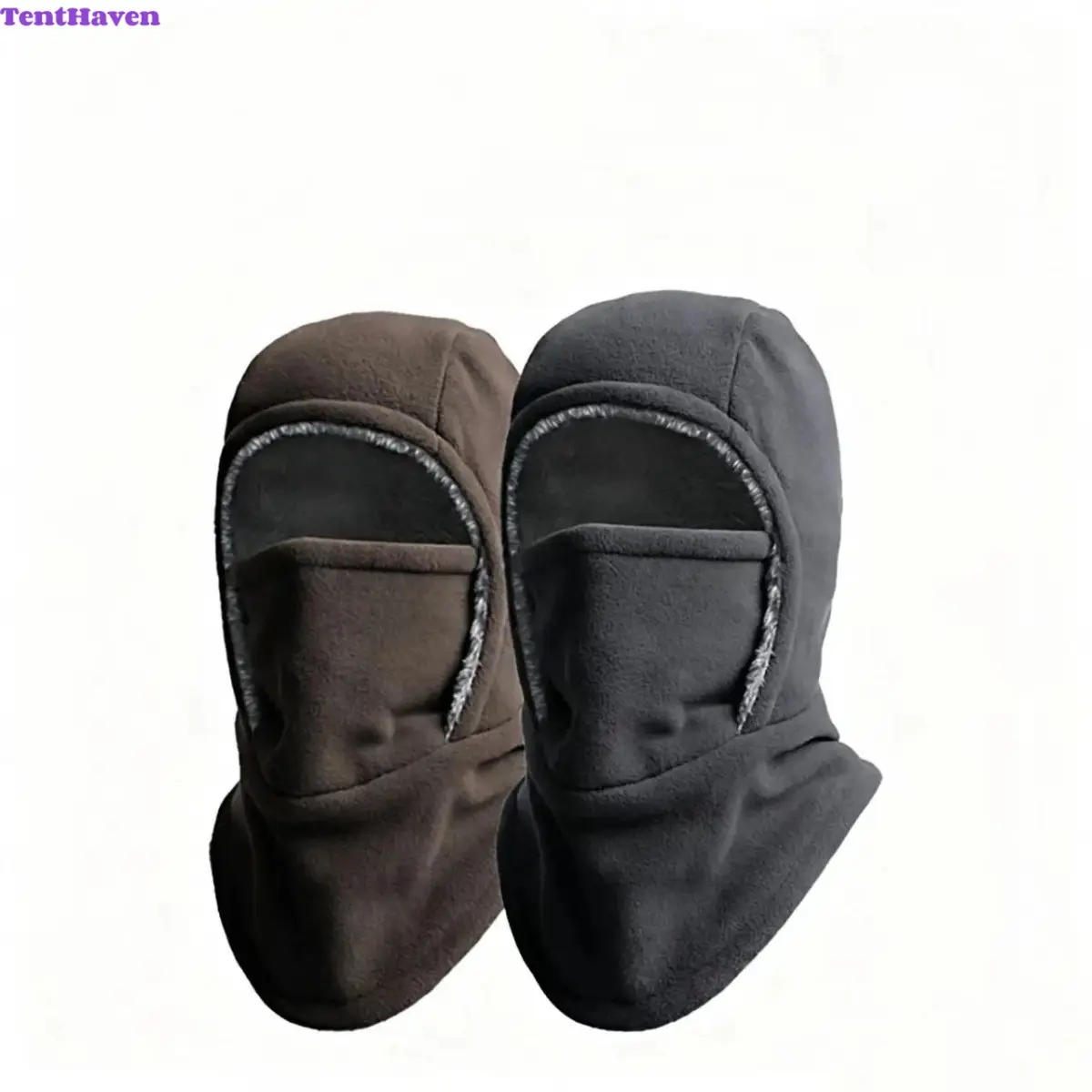 Unisex Piled Thick Integrated Winter Hat-Scarf-Mask Set, Warm Gear for Outdoor Cycling, Cold-Proof Windproof Sports & Outdoor Headgear