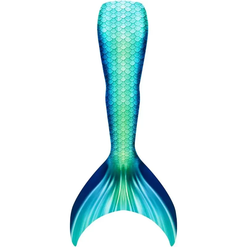 Women's Mermaid-Shape Water Sports Tailwear, Multi-Size Superband Swimming Tail Without Fin for Lady