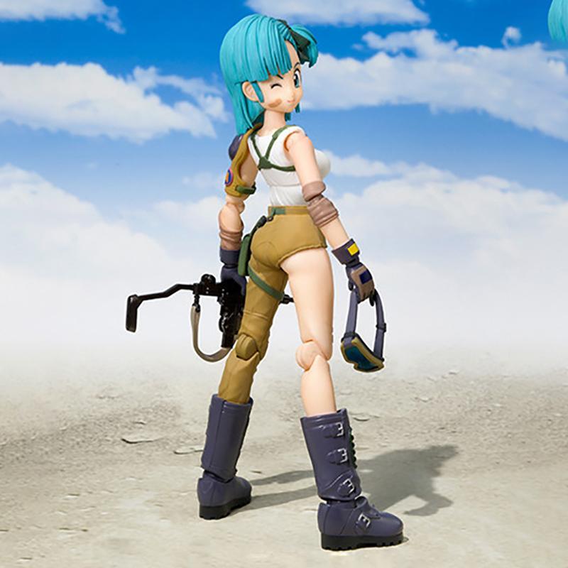 13.5cm Anime Figure Bulma, Articulated PVC Collectible Doll, SHF Childhood Model Toy