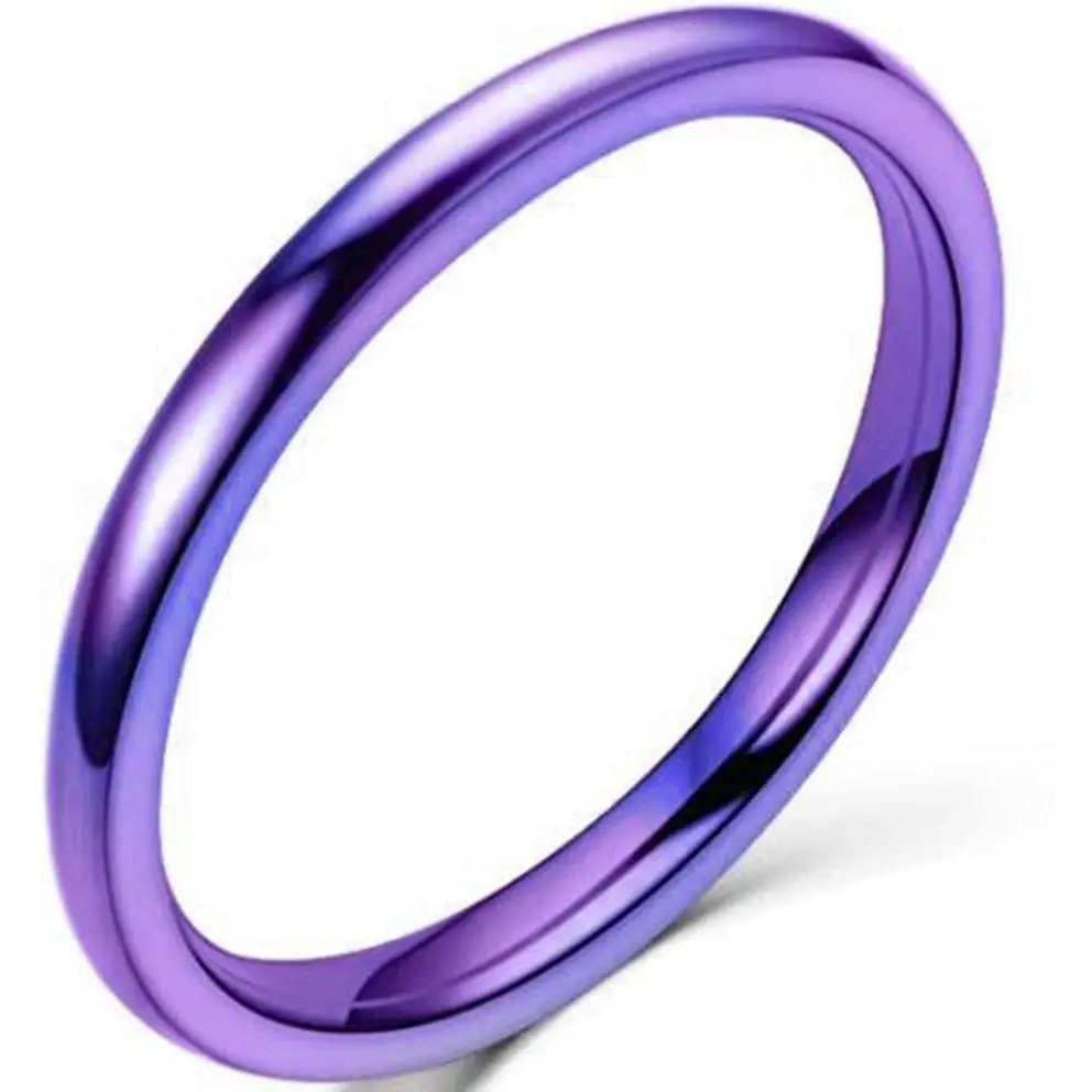Minimalist Stainless Steel Stackable Ring for Women, 1.5mm Thin Plain Wedding Band, Fashion Jewelry, Simple Look, Thin Profile