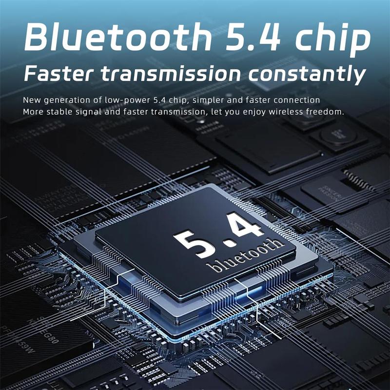 OWS Wireless Bluetooth Earphones Wireless Bluetooth 5.4 Waterproof Sport Headsets Support Playing Music Phone Calls Headphones Noise Reduction Headphones with Mic