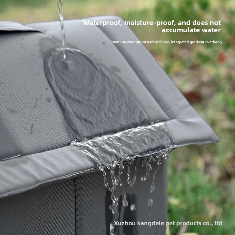 Outdoor Cat Nest Windproof & Rainproof Warm Comfortable All-Weather House with Waterproof Fabric & Reinforced Edges