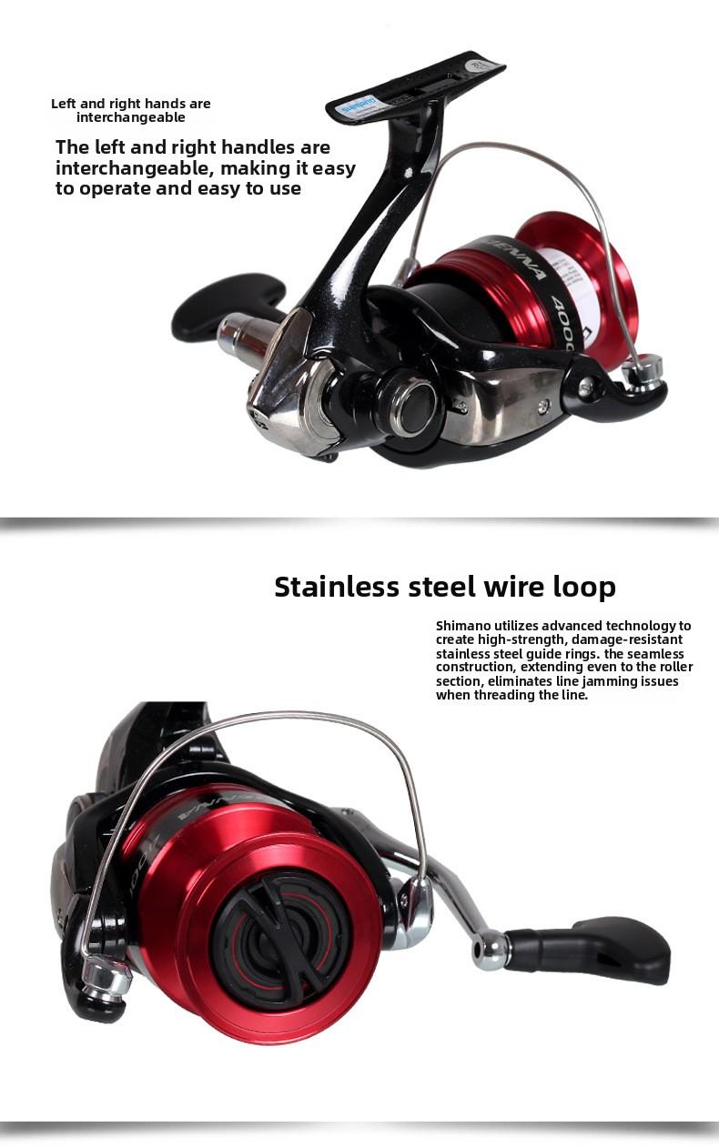 Shimano Sienna Spinning Reel, Entry Level Fishing Reel, Smooth Long Cast, Freshwater Saltwater Lure Fishing