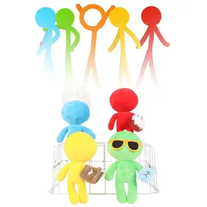 Colorful Alan Becker Plush Toys Including Sheriff Second Coming Plush Chef Blue Plush Baker Red Plush Birthday Gift for Fans
