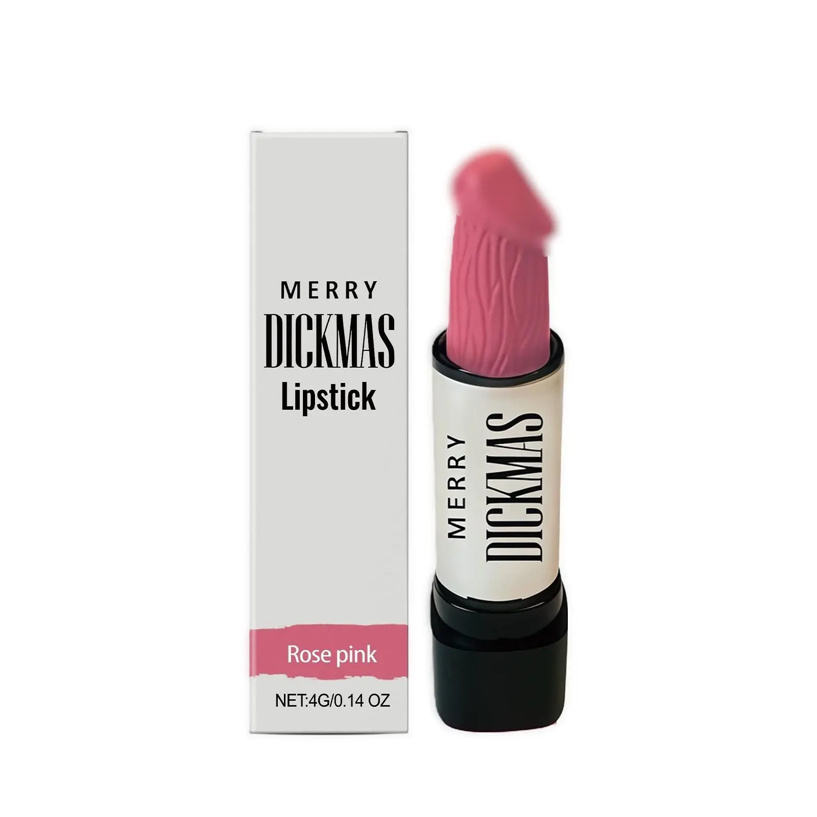 4g Rose Matte Lip Balm Lipstick, Beauty Lipstick, Long-Lasting Natural Flawless Finish, Lightweight Texture, Perfect for Secret Party Makeup, No Alcohol or Aerosol Cosmetic