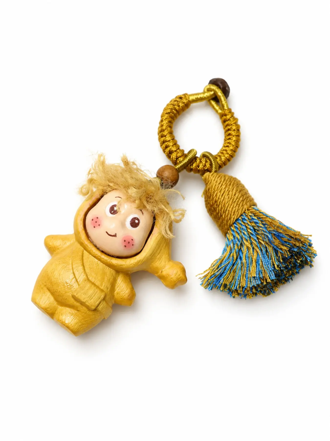 Multicolor Ethnic Doll Keychain, Cute Bohemian Style Bag Charm, Handmade Car Backpack Gift, All Seasons Accessories