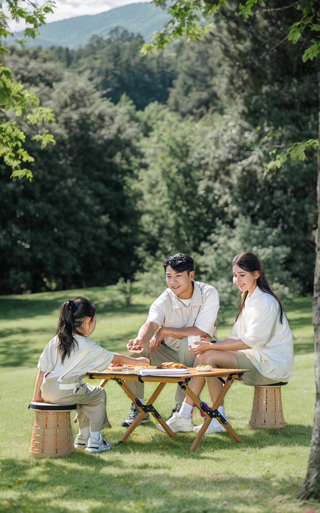 2PCS Collapsible Stool, Max Load 400LB Outdoor Folding Stool, Portable Telescopic Stool, Easy To Store, Small Bench, Height Adjustable Chair, Suitable For Camping, Hiking, Fishing, Rainbow Stool, Christmas And Father's Day Gift, Black And Khaki Stools
