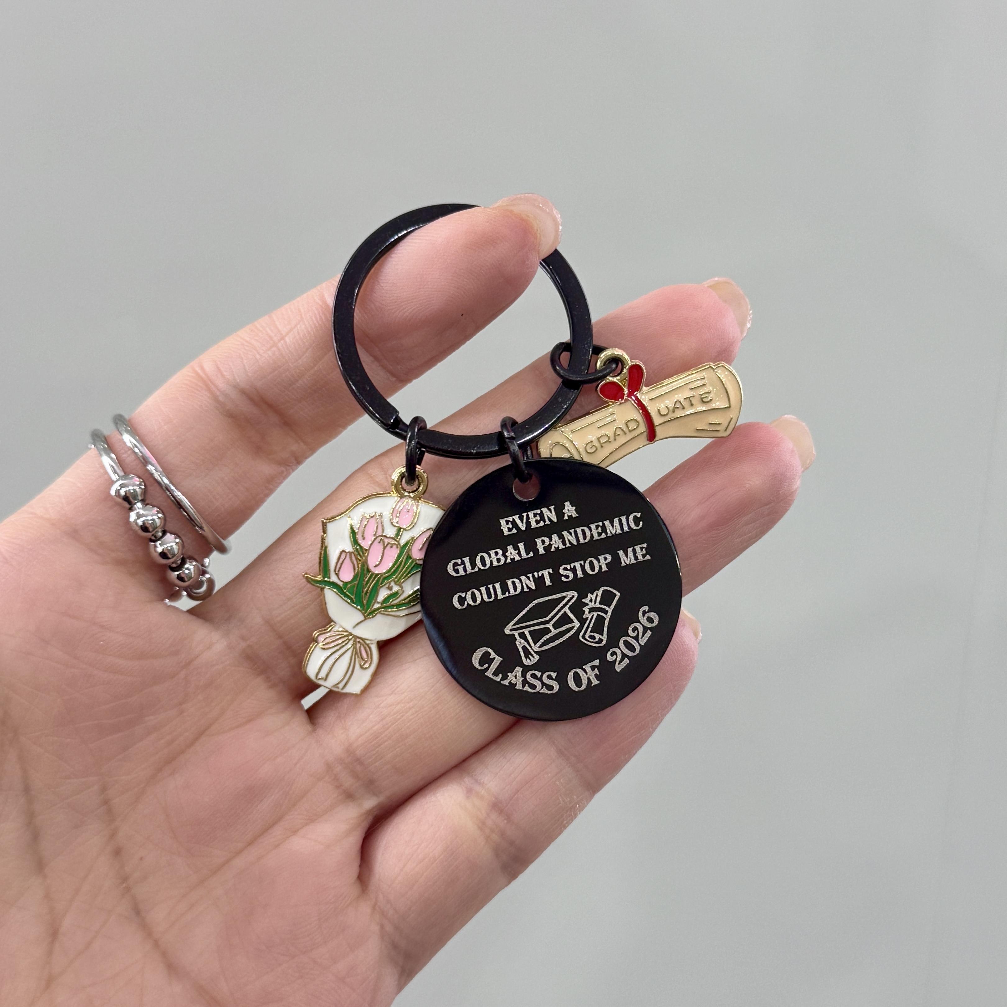 Class of 2026 Graduation Keychains never gave up Keyring GraduationParty Favors Gifts