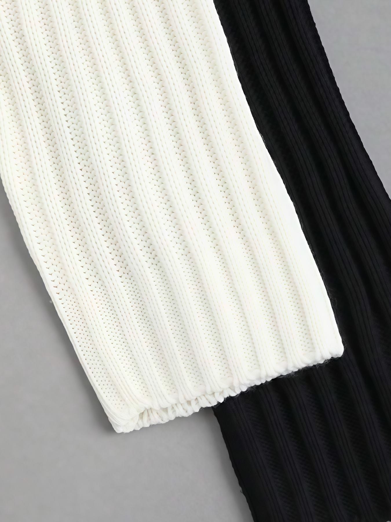 Women's Solid Crop Cardigan, Casual Basic Long Sleeve Open Front Knitwear for Spring & Fall, Fashion Women's Knit Clothing for Daily Wear, Tops