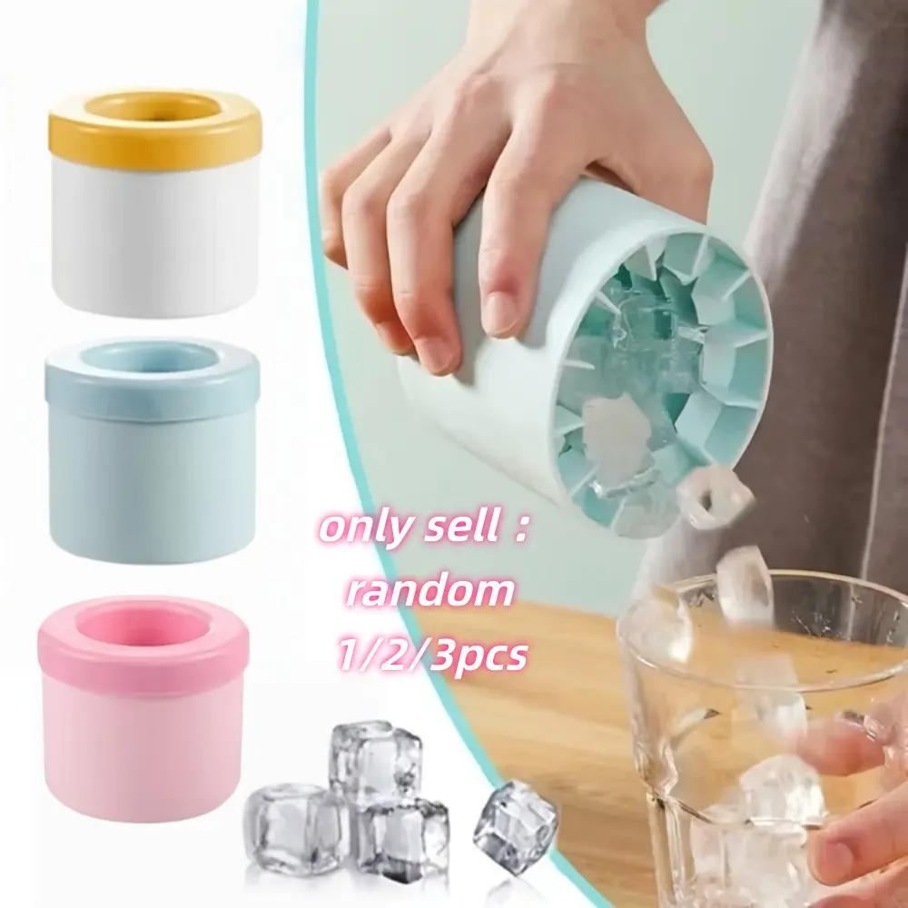 Quick Freeze Silicone Mini Ice Cube Trays, Durable Plastic Mold, Perfect for Juice, Fruit Juice, Thanksgiving, Halloween, Christmas