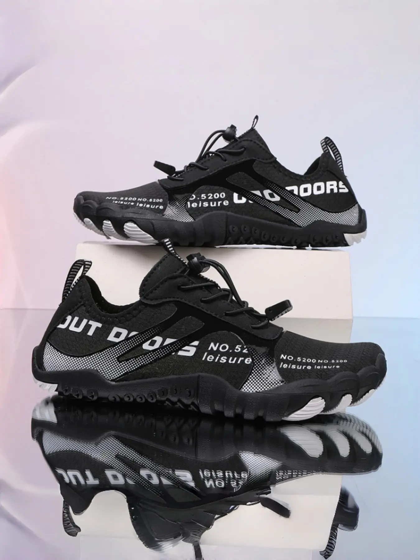 New Men's Hiking Shoes, Breathable Anti-Slip Aqua Water Shoes, Water Sports Footwear, Fishing Beach Outdoor Climbing Shoes, Swimming Snorkeling Shoes, Indoor Fitness Yoga Shoes, River Trekking Shoes