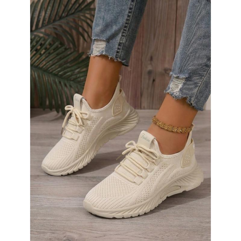 Women's Retro Casual Sneakers - Shoes for Women, Breathable, Cushioned 4cm Thick-Sole, Lightweight, 2026 Chic Fall Footwear for Office & Daily Commute, Black, White, Khaki, Pink