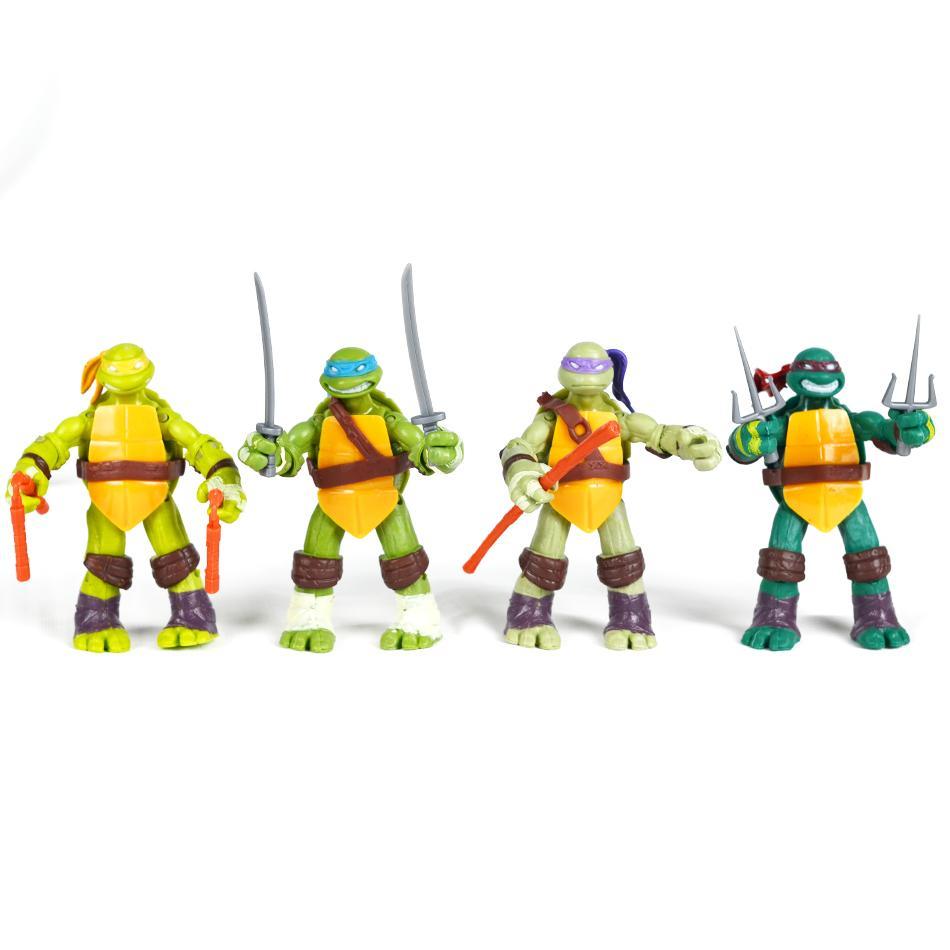 TMNT Action Figure Anime Teenage Mutant Ninja Turtle Figuras Toys NECA PVC Collection Model Gift for Children Decoration popular