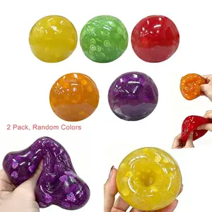 New fructose fruit smoothie handmade ball, squeaky when squeezed, freely moldable, viral squeeze toy for stress relief