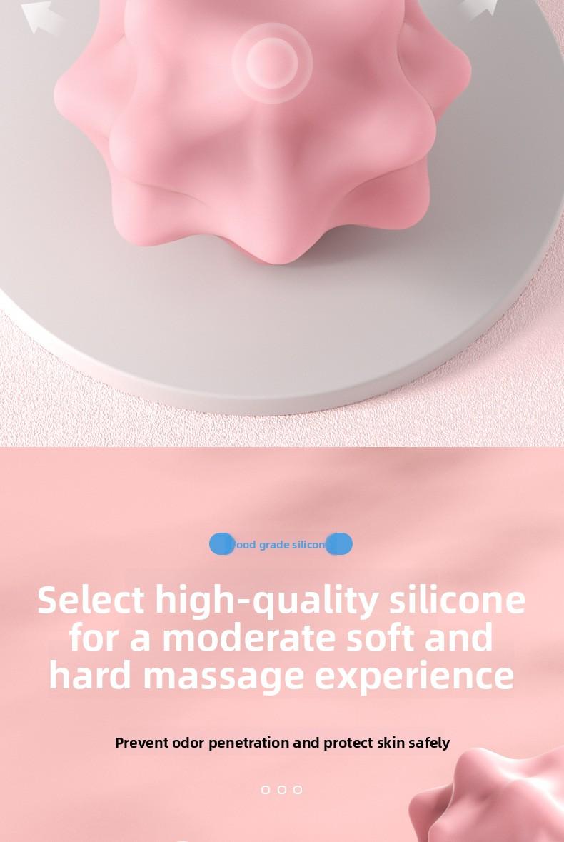 Fascia ball silicone lumbar and back muscle relaxation yoga ball neck and foot acupressure stimulation massage ball