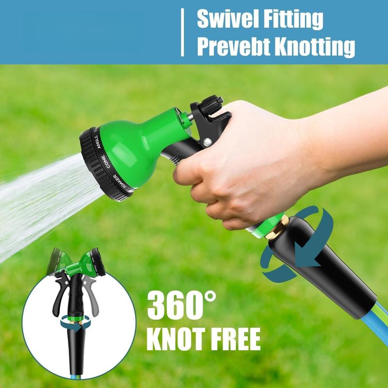 Flexible Short Garden Hose 5/8 10FT: Hybrid Rubber Portable Length Hose - Lightweight Water Hose with Male to Female Fittings - Tangle-Free Hose for Cleaning Park, Wash, Outdoor, Watering Flexible Short Garden Hose 5/8 10FT: Hybrid Rubber Portable Length Hose - Lightweight Water Hose with Male to Female Fittings - Tangle-Free Hose for Cleaning Park, Wash, Outdoor, Watering