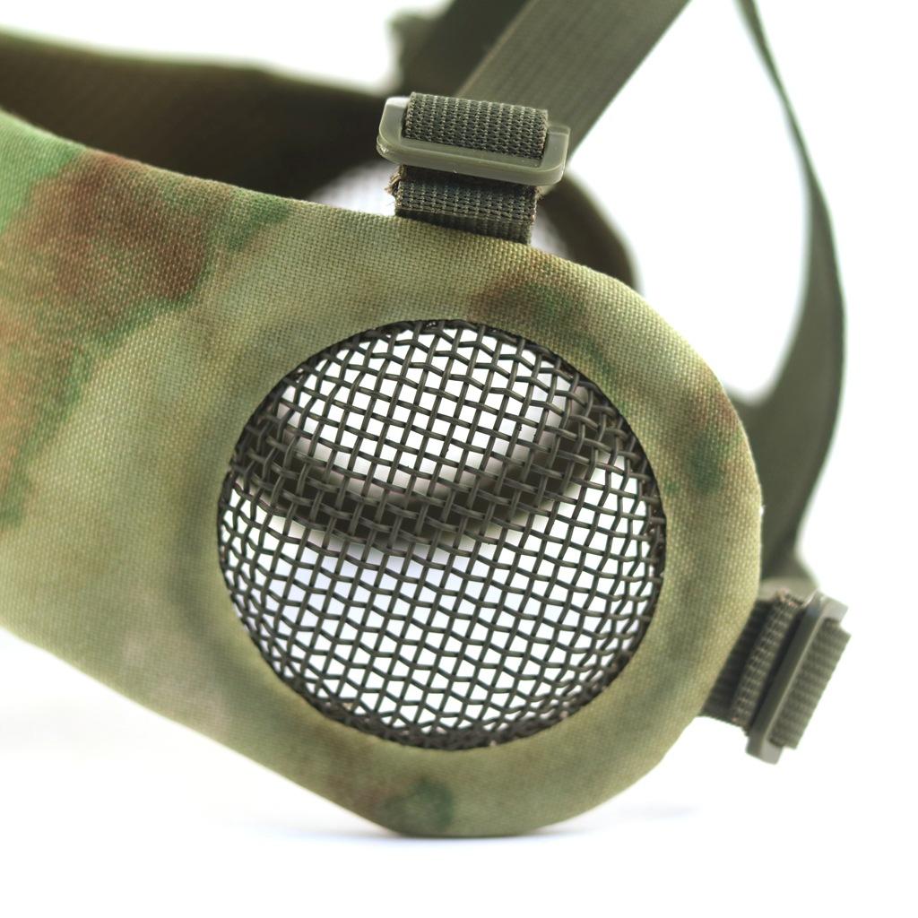 Iron mesh steel wire mask Outdoor field iron mesh mask, half-face steel wire mesh real CS protective mask